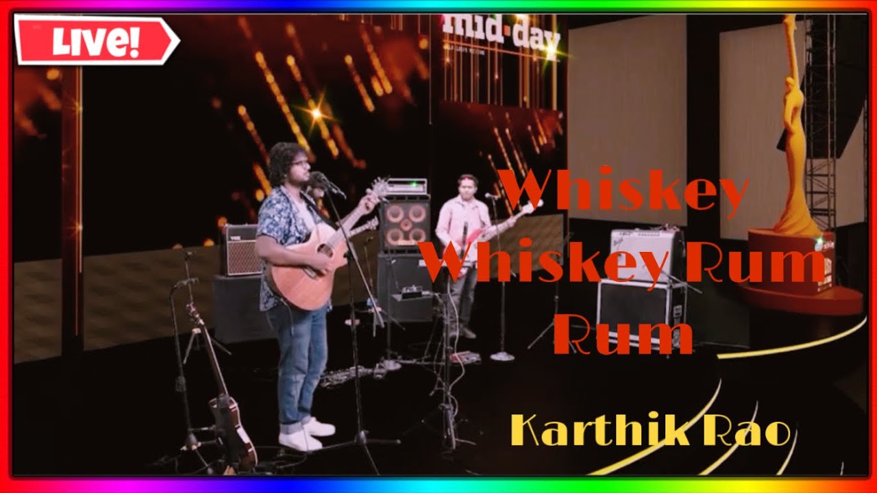Whiskey Whiskey Rum Rum | Rao Academy | Karthik Rao | Live Performance | HITLIST OTT Awards