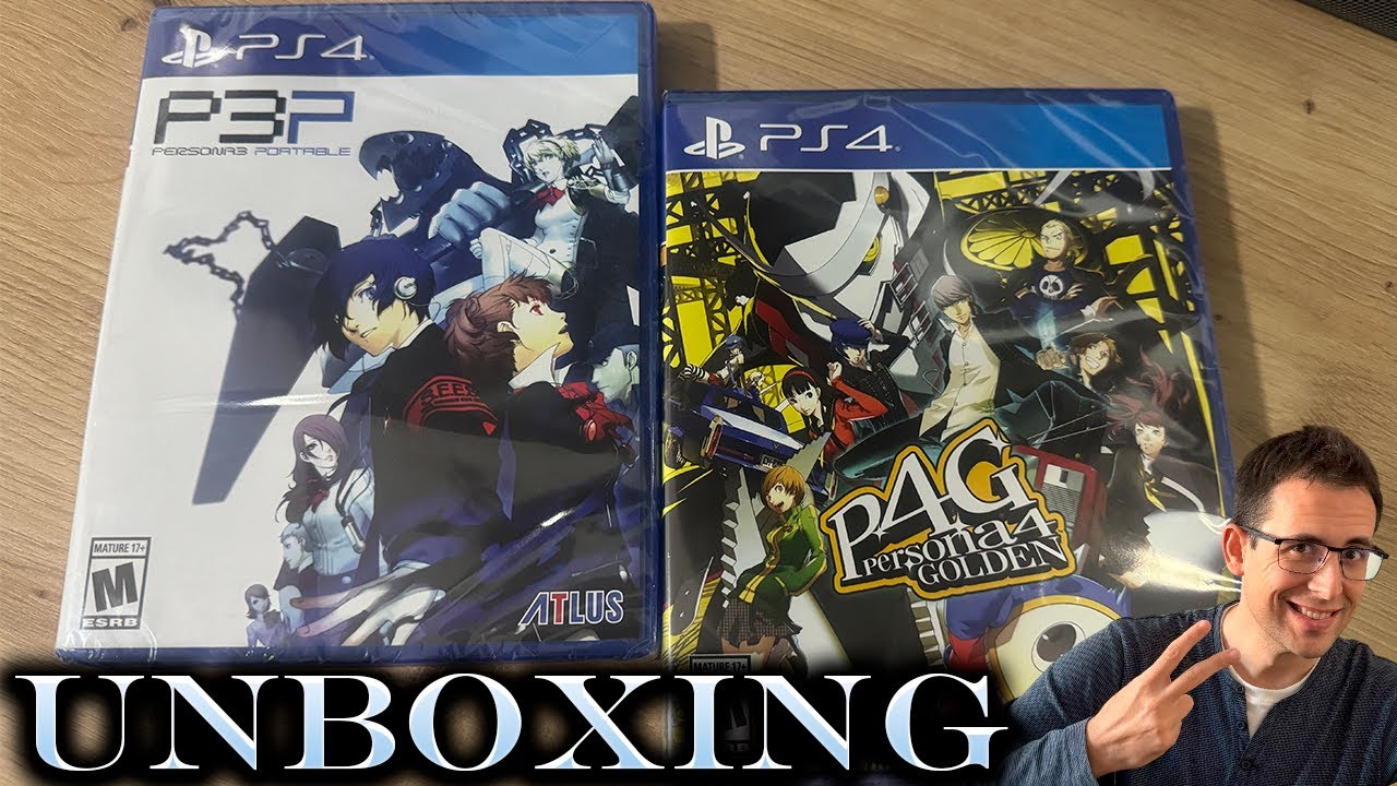 UNBOXING | PERSONA 3 PORTABLE Y PERSONA 4 GOLDEN | PLAYSTATION 4 EN FISICO