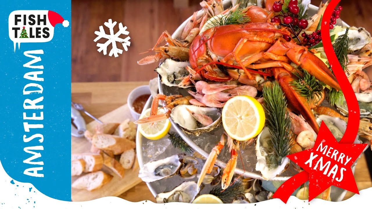 How to make a Royal SEAFOOD Platter | Plateau de fruits de mer (Christmas) recipe | Bart van Olphen
