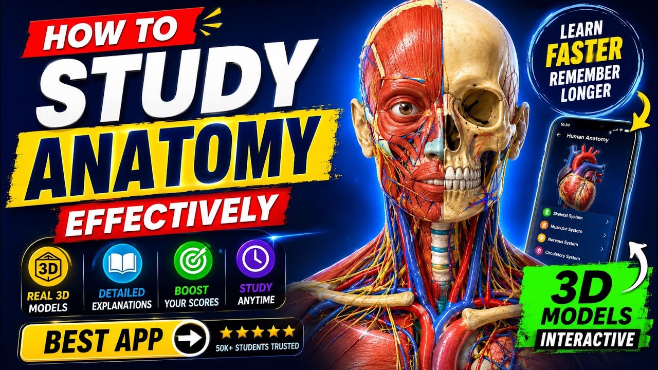 How to study anatomy | Anatomy Learning simplified | Best app - Anatomy Learning