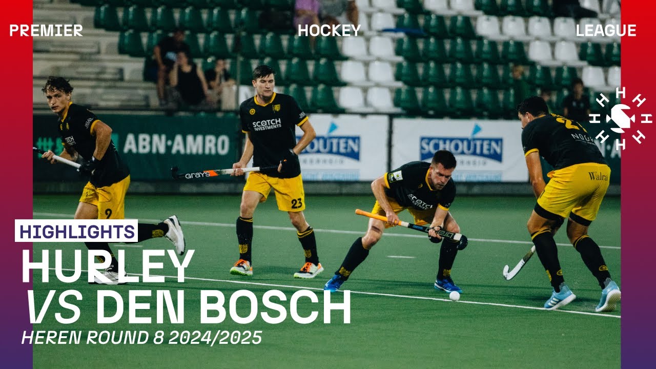 Hurley - Den Bosch 🏑 Tulp Hoofdklasse Heren ‘24/’25 RONDE 8 | Samenvatting