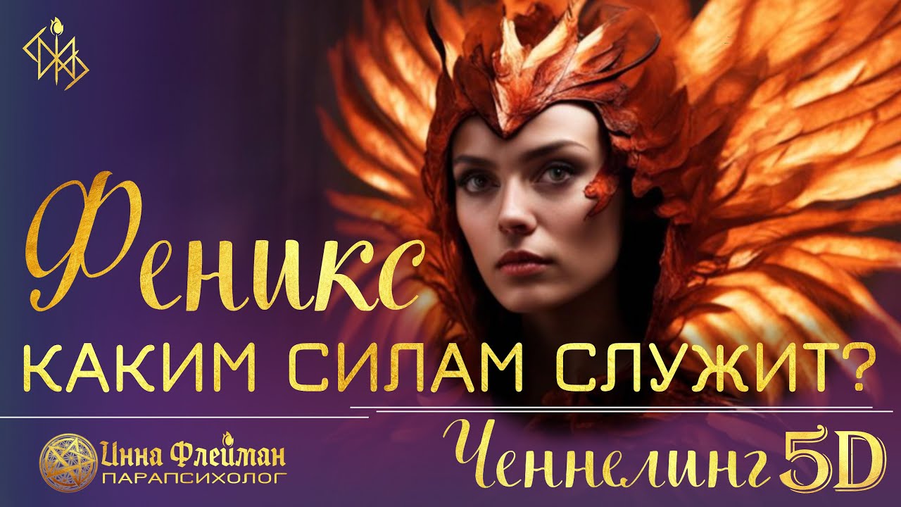 ТВОЙ ТОТЕМ ПТИЦА ФЕНИКС: 🐦‍🔥 КАКИМ СИЛАМ СЛУЖИТ ФЕНИКС? ⛎ Парапсихолог Инна Флейман