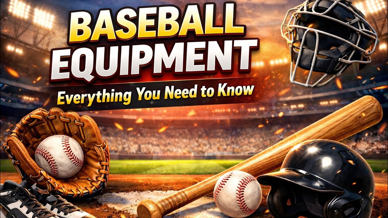 Baseball equipment. Complete guide for bigners 