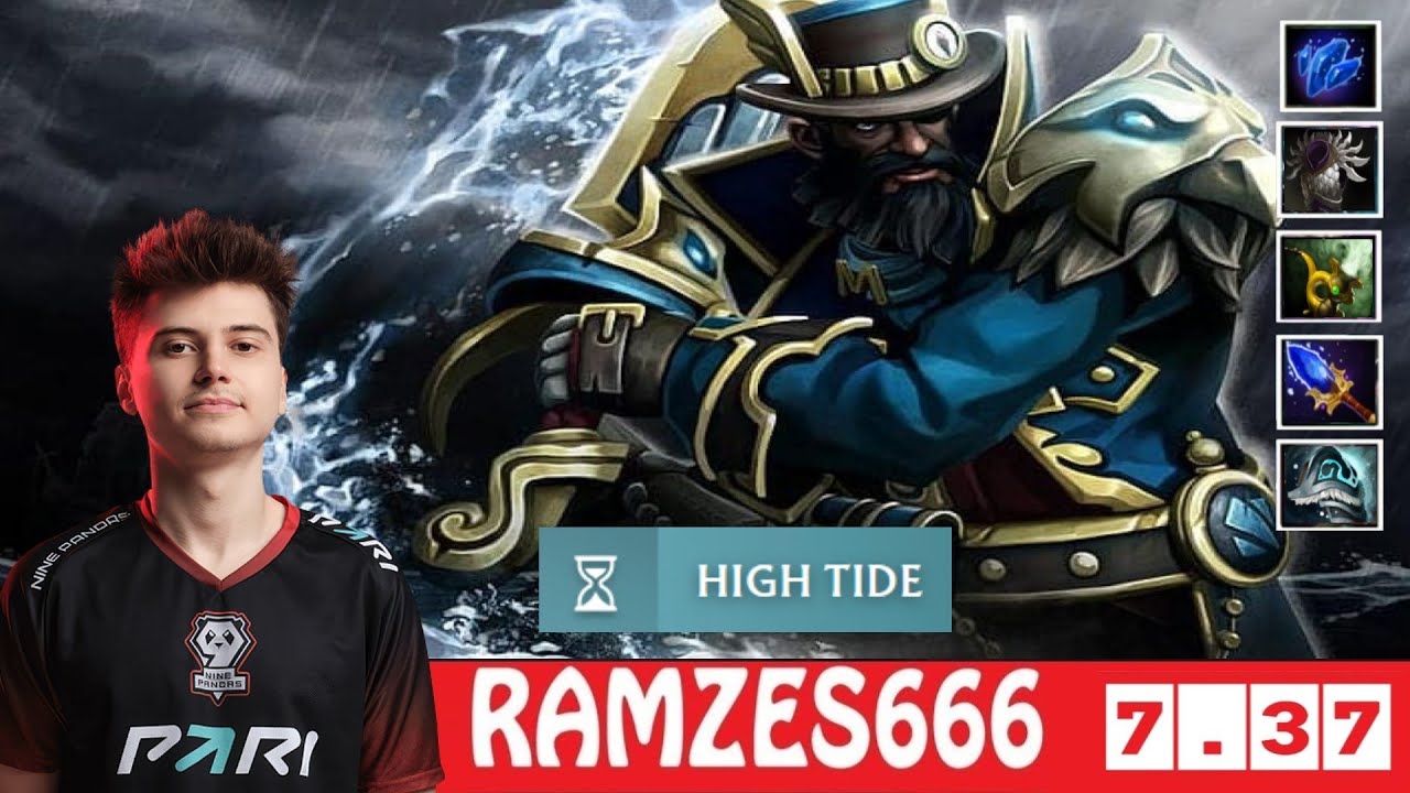 [DOTA 2] RAMZES666 the KUNKKA [OFFLANE] [7.37]