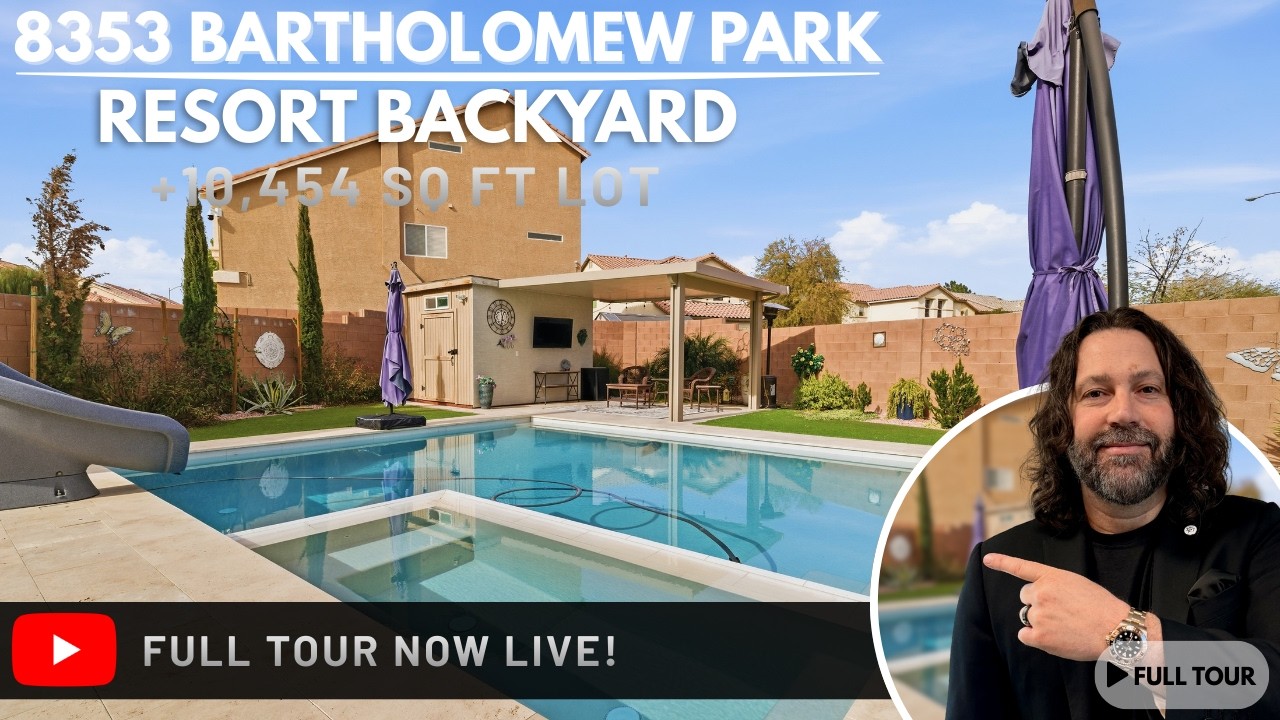 You Won’t Believe This Backyard… Southwest Las Vegas Pool Home Tour