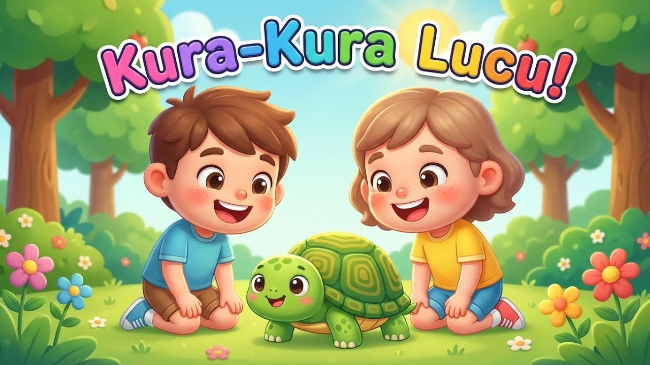 Kura-Kura Lucu 🐢 | Lagu Anak Ceria Belajar Sabar | Luri & Nico | LURNIC