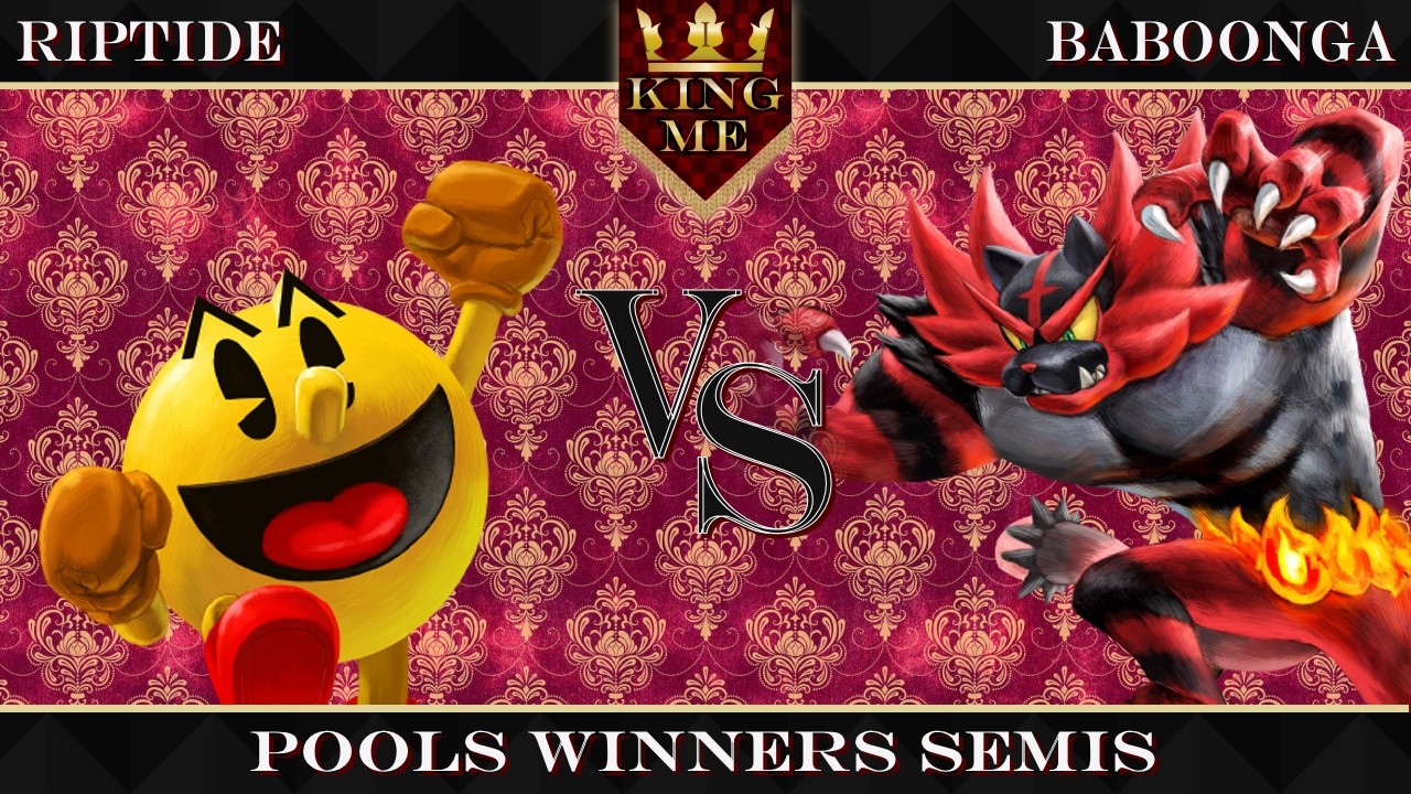 Riptide (Pac-Man) vs BABOONGA (Incineroar) - King Me III Pools Winners Semis
