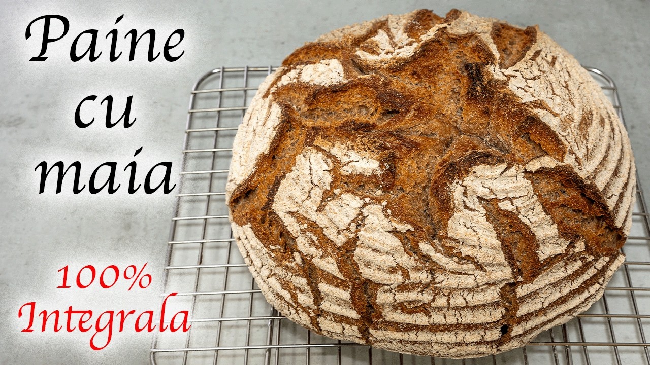 Paine cu maia 100% din faină integrala