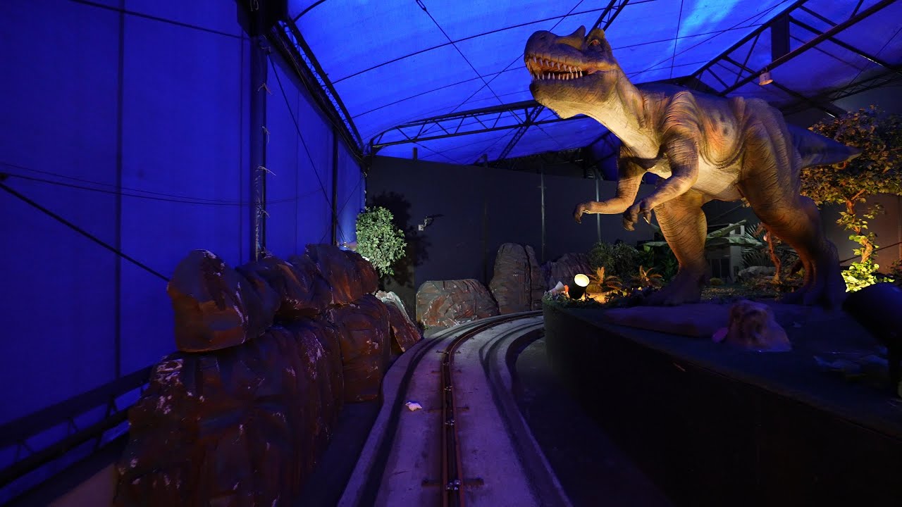 【4K60P】恵那峡ワンダーランド ジェラシックランド / Jurassic land Shooting game ride at Gifu Enakyo Wonderland