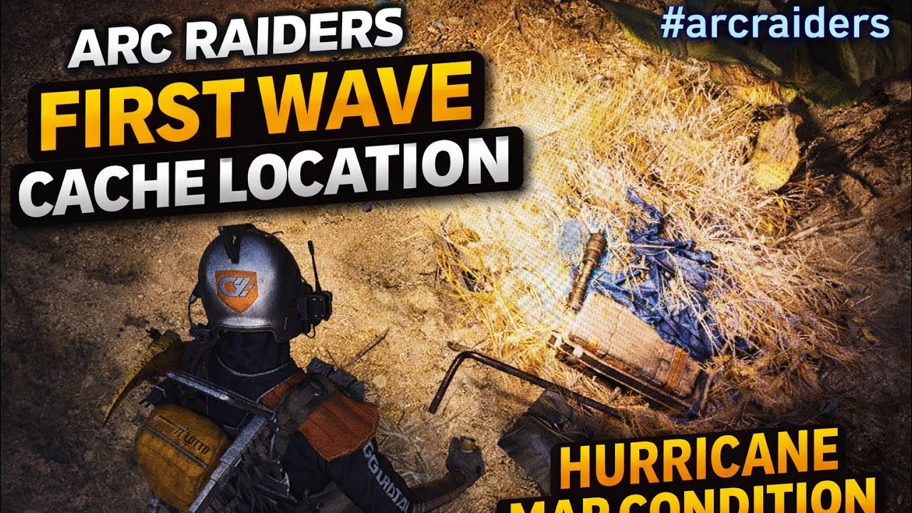 ARC RAIDERS FIRST WAVE CACHE LOCATION HURRICANE MAP CONDITION #arcraiders