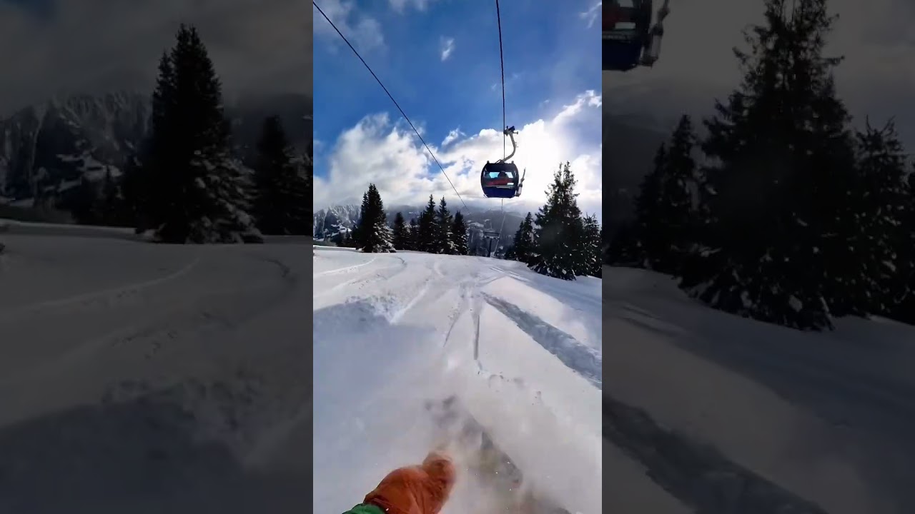 Is there anything better than this? 💥🙌🏼 #powday #snowboarding #badgastein