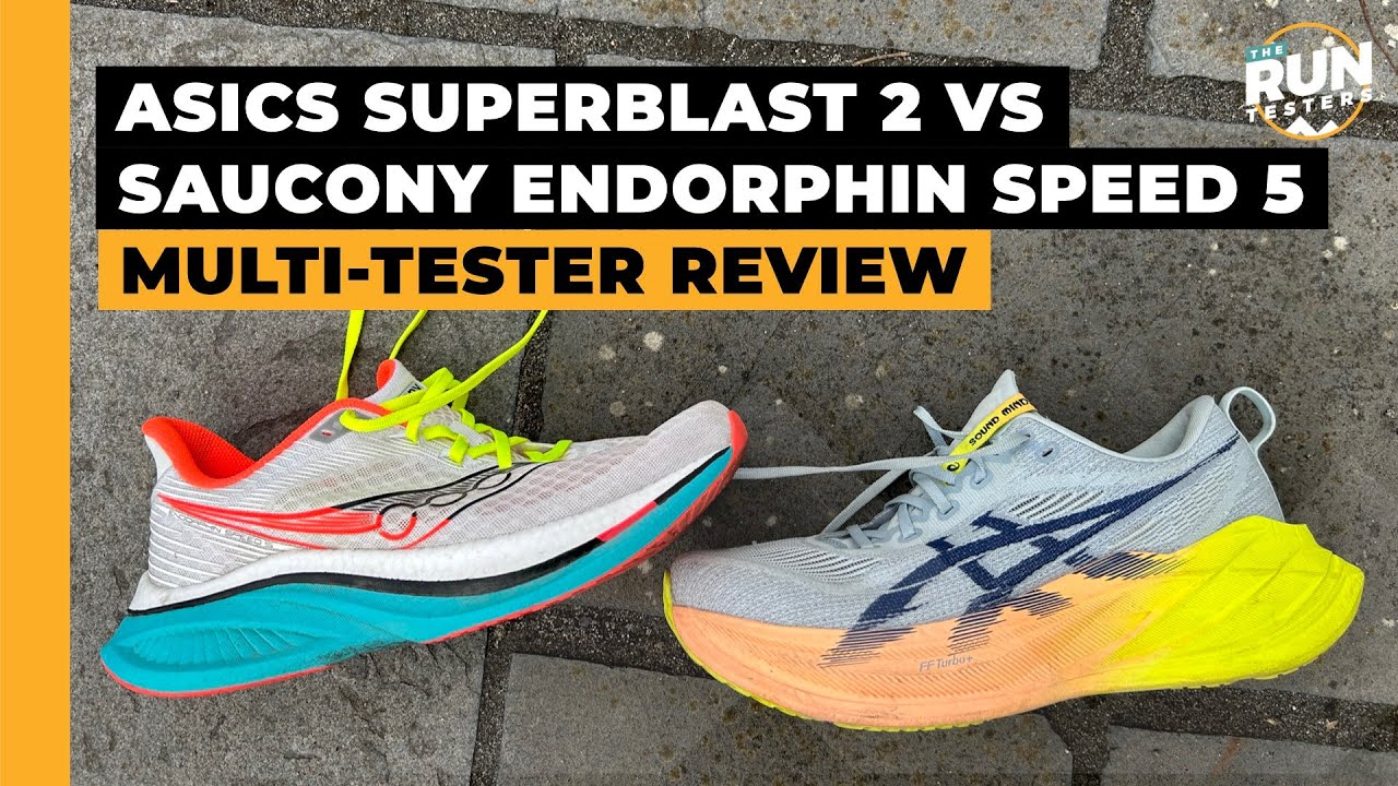 Saucony Endorphin Speed 5 vs Asics Superblast 2: Four runners pick between two great running shoes