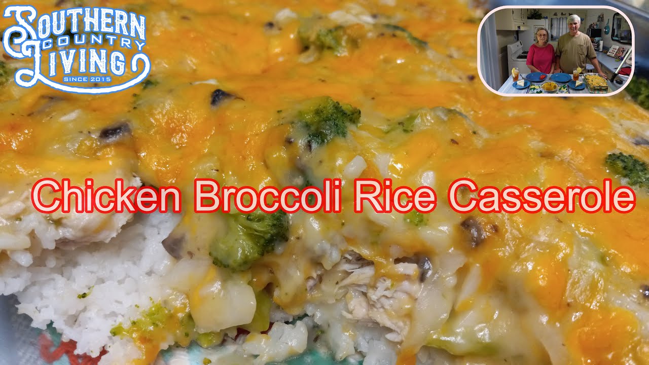 Chicken Broccoli Rice Casserole  --  Easy and Delicious