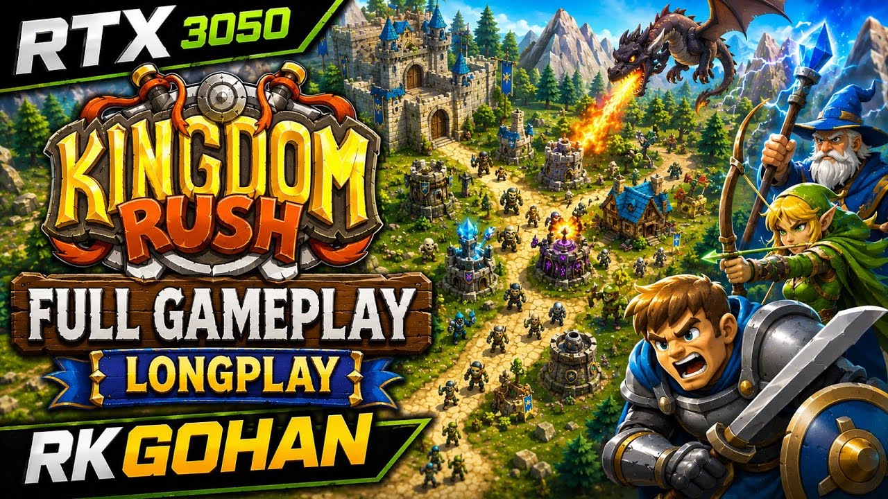 Kingdom Rush Full Game Longplay 