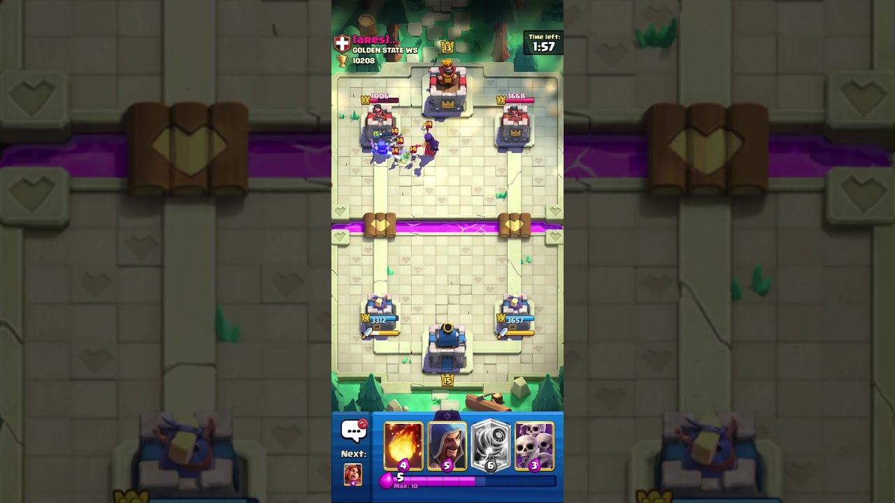 Clash Royale - Lumberlove Cabin Arena - ▲10210 Crowns - 6 Mar 26