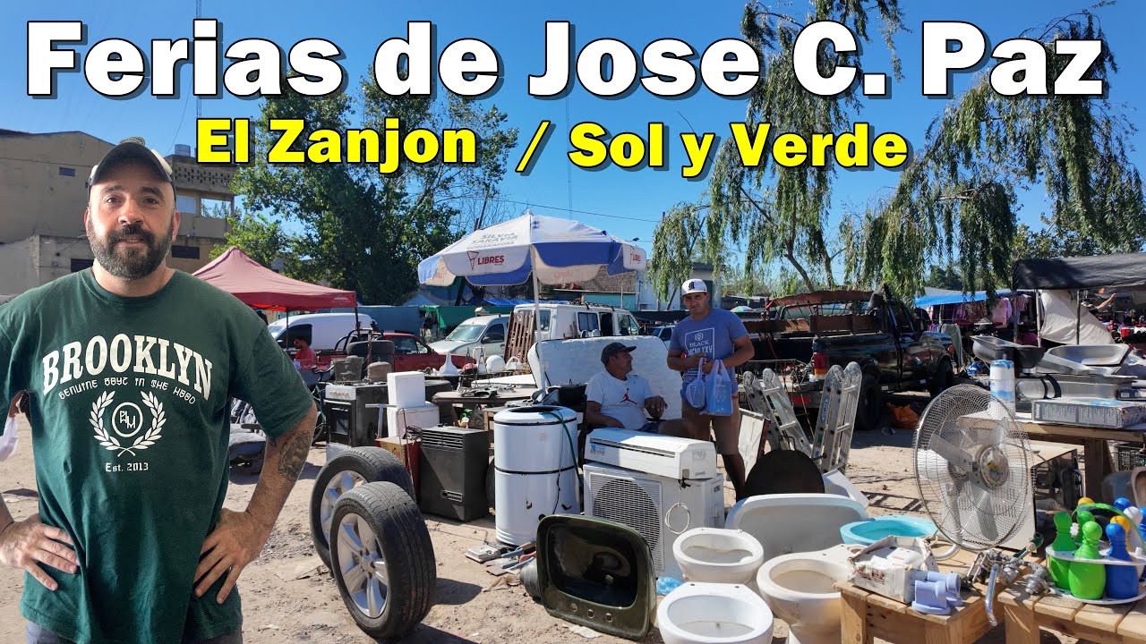 FERIAS de Jose C. Paz : El Zanjon y Sol y Verde , buscando tesoros ocultos