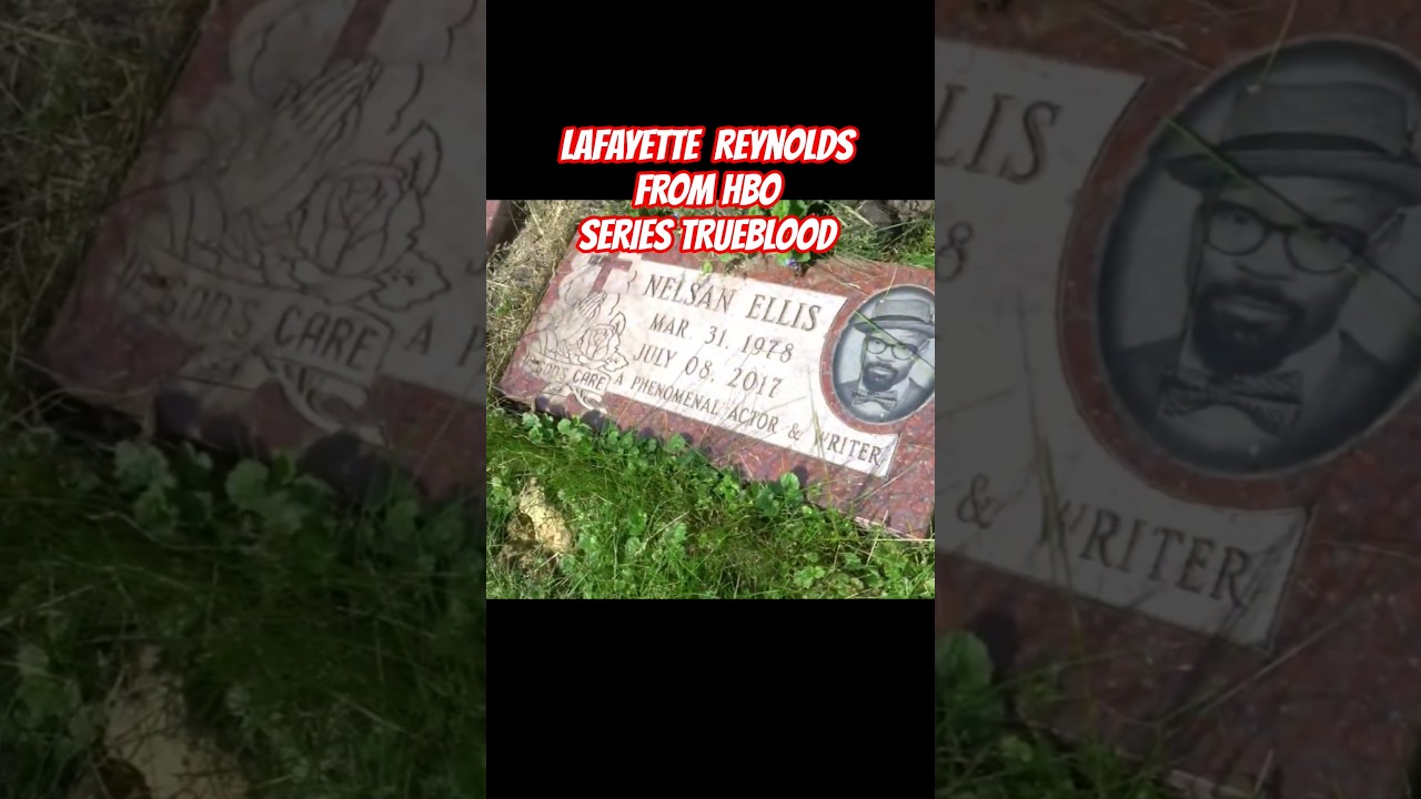 Grave of Actor Nelsan Ellis from TRUEBLOOD #trueblood #nelsanellis #hbo #chicagoactors #chicago