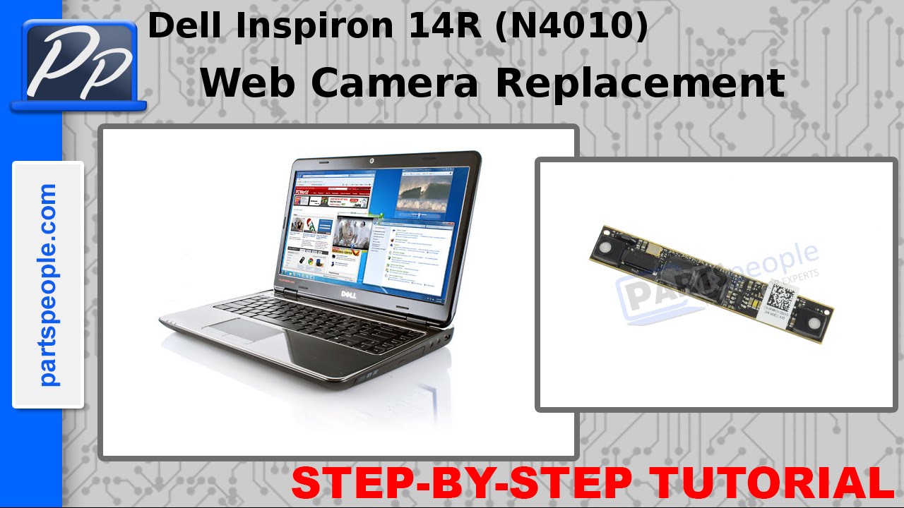 Dell Inspiron 14R (N4010) Web Camera Video Tutorial Teardown
