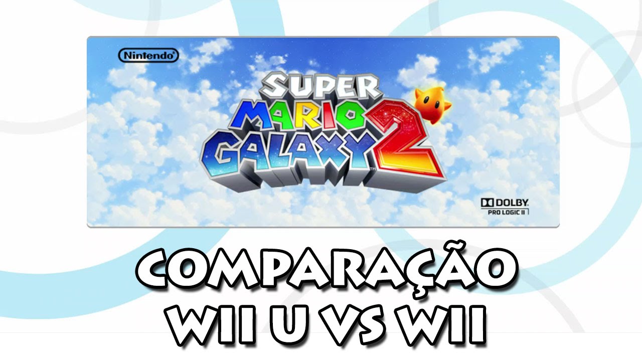 Super Mario Galaxy 2 digital no Wii U - Como funciona e comparação com o do Wii