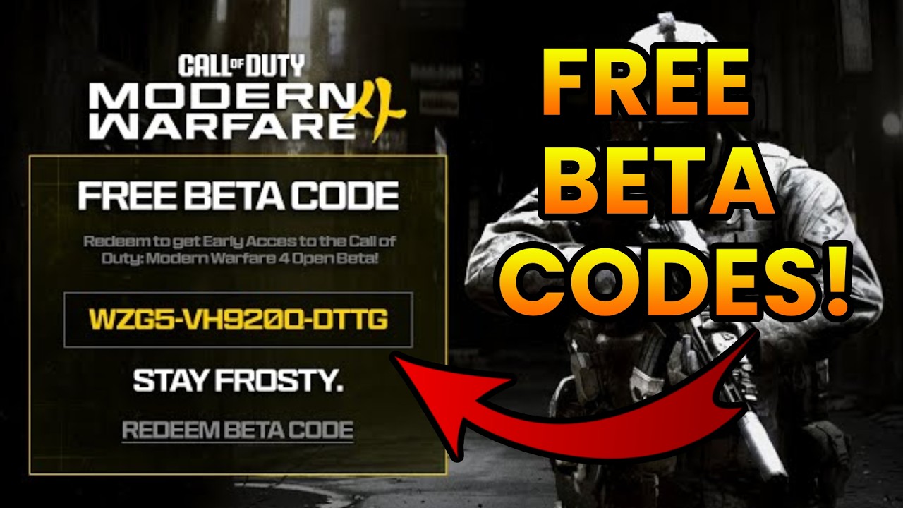 FREE Modern Warfare 4 Beta Codes LIVE RIGHT NOW! (How To Get Yours)