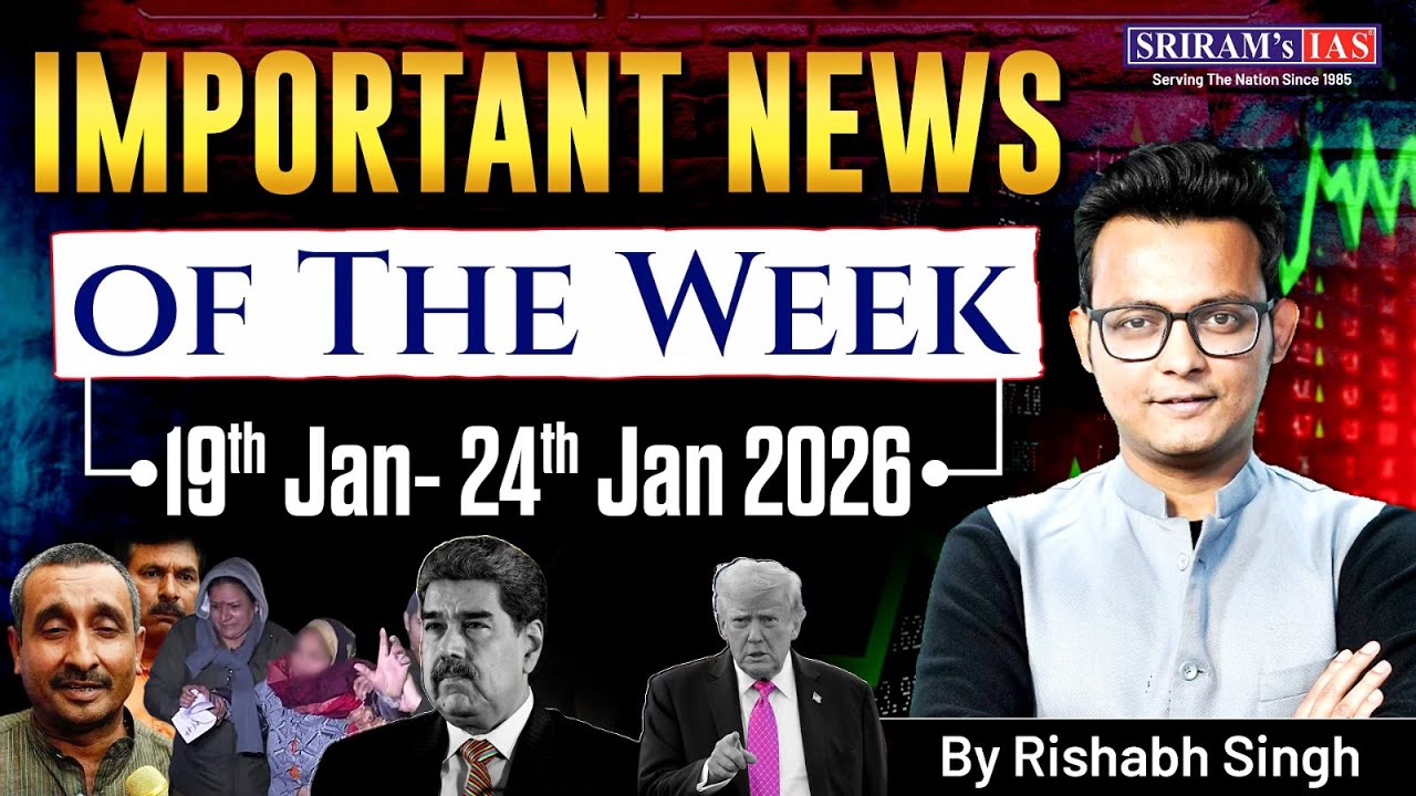 Weekly Current Affairs I Important News of The Week I #currentaffairs #upscprelims2026