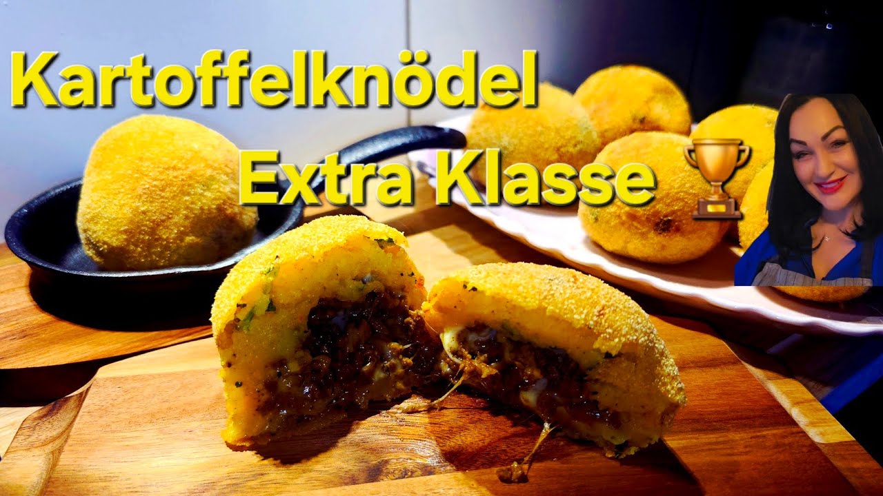 DIE BESTEN KARTOFFELKNÖDELN mit Hackfleisch- Käse FÜLLUNG ♥️#food #recipe #cooking #knödel #rezept 