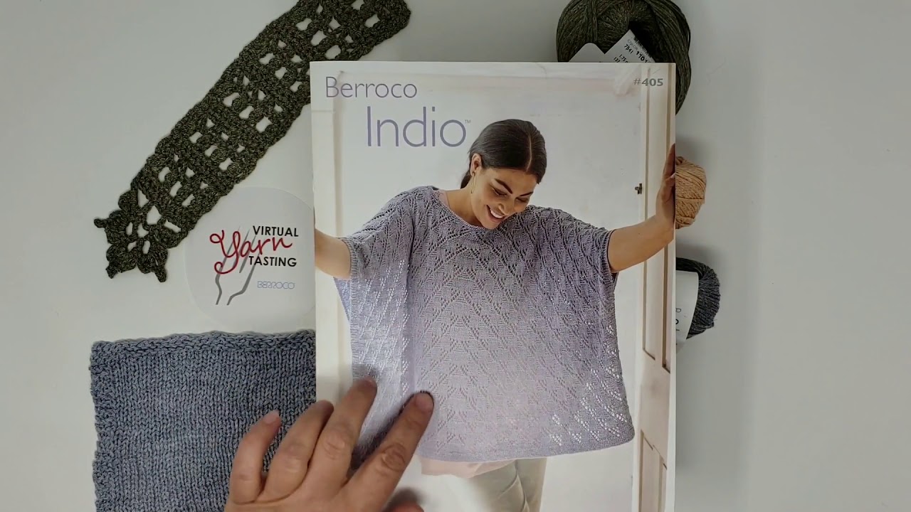 Virtual Yarn Tasting Berroco Spring/Summer 2019 - Day 4 - Linen Stonewash