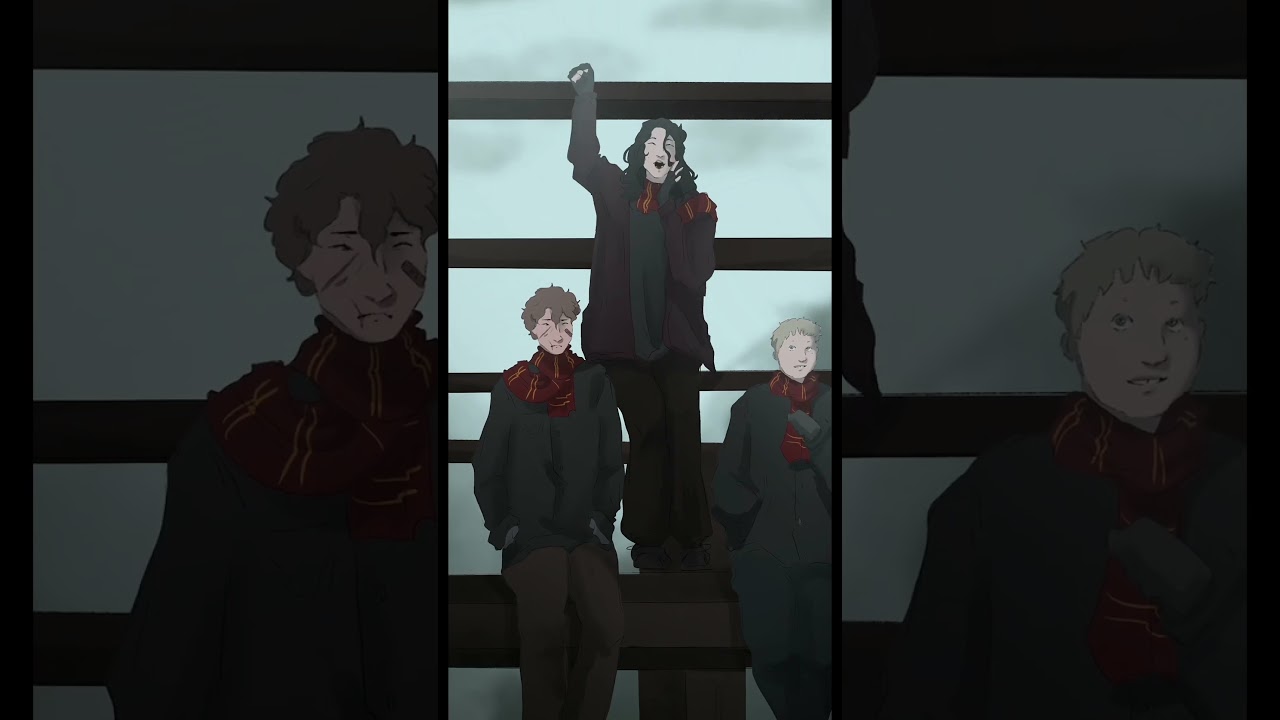 Symphony :)  #animation #harrypootter #marauders #siriusblack #jamespotter #maraudersera #remuslupin