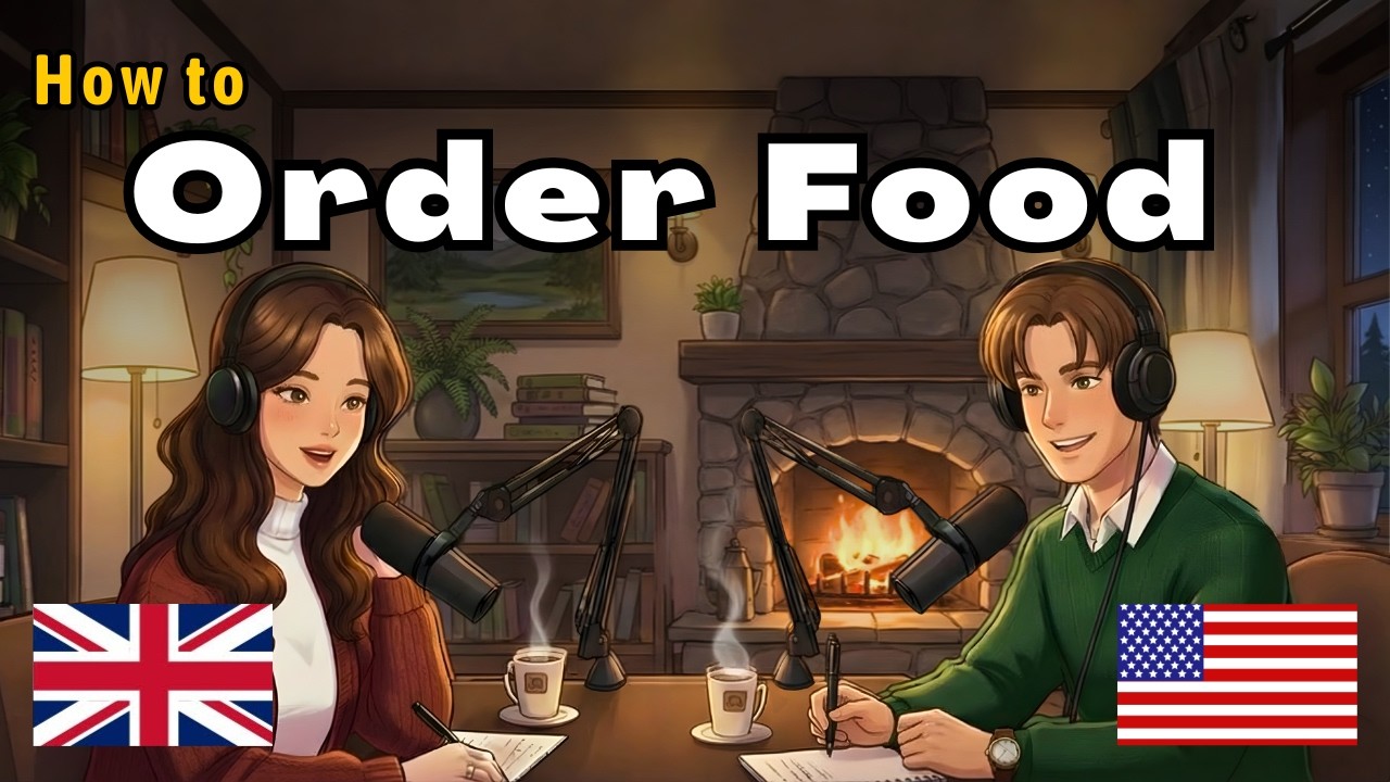 Ordering Food In English - English Listening and Conversation Podcast ( A1 A2 )
