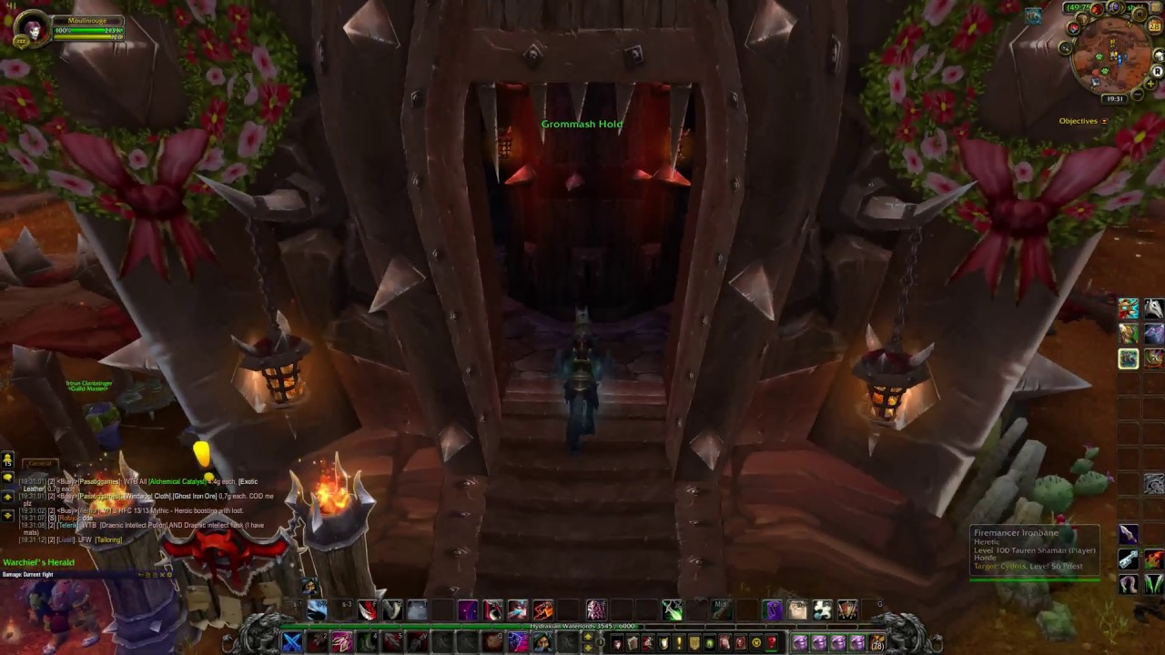 WoW - Draenor - Exploring ORGRIMMAR Gameplay - (No Commentary) [4K60]