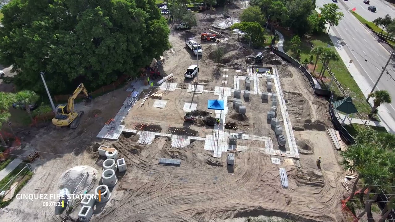 Cinquez Fire Station Construction 12/18/25