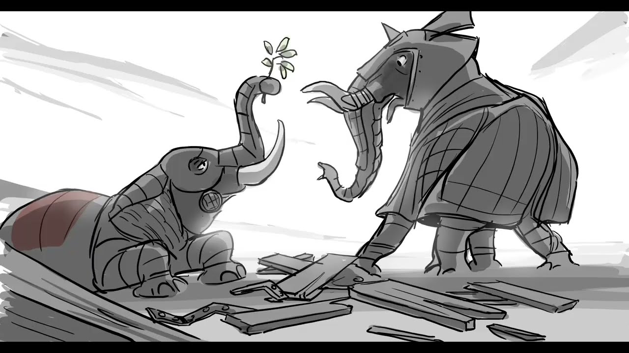 The Legend of Tembo - Battle on the Ice - Storyboard Animatic