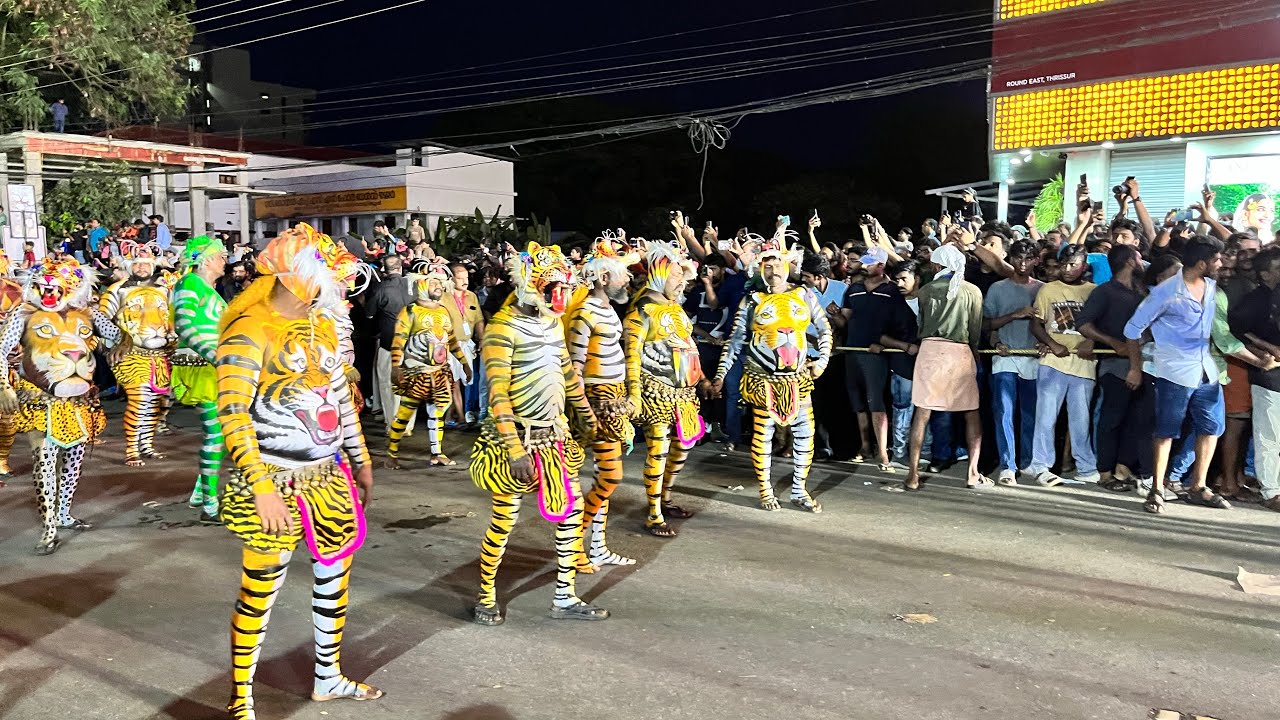 Thrissur Pulikali 2022 #പുലികളി #onam #thrissur #pulikali