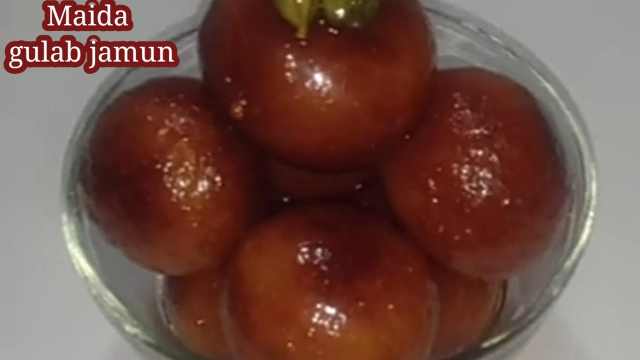 मैदा के गुलाब जामुन बनाने की आसान विधि l गुलाब जामुन रेसिपी l  Maida ke Gulab Jamun.