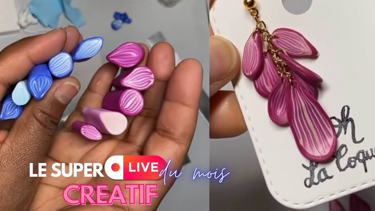 🔴 Une canne pétales de fleurs en #fimo pour realiser de jolis #bijoux ou accessoires #polymerclay