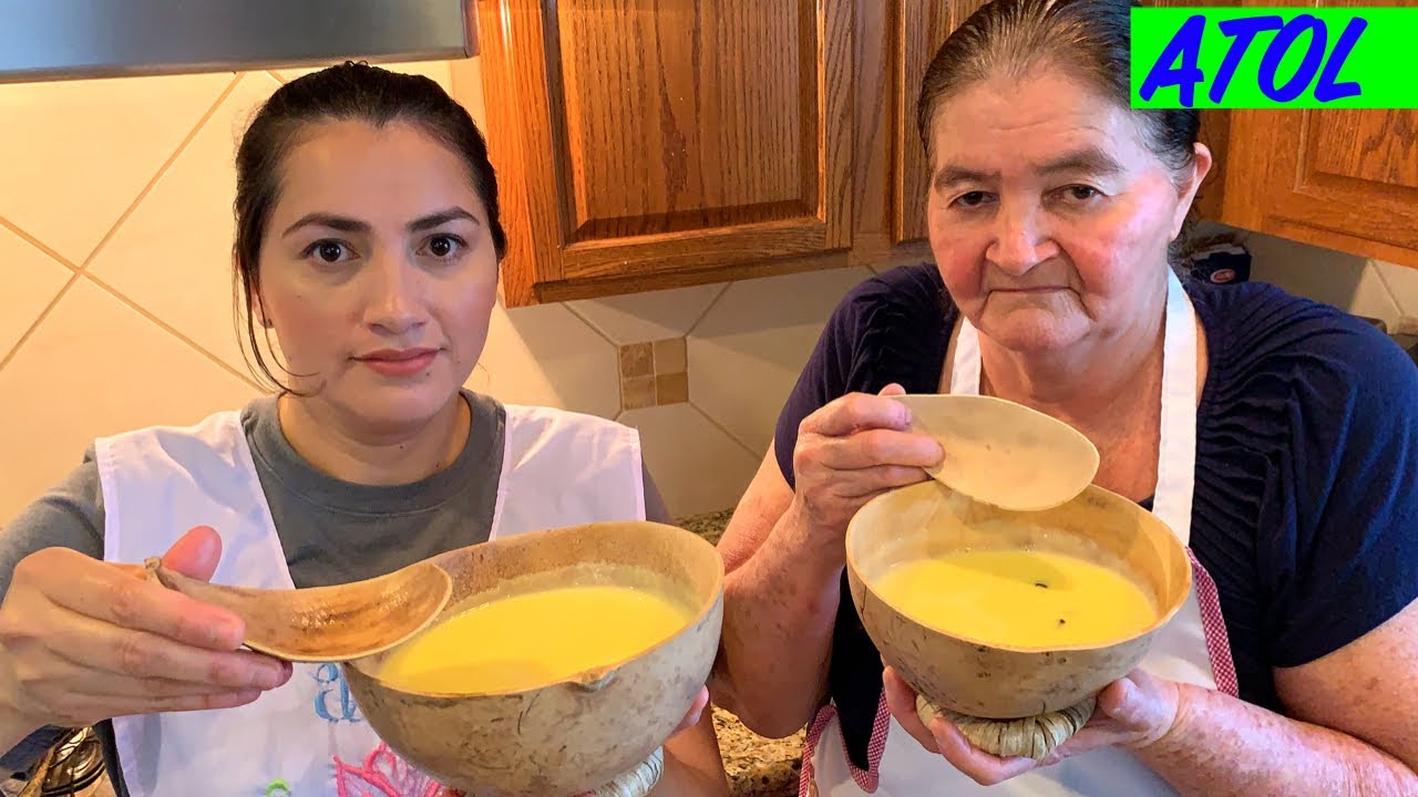 Como hacer atol de elote