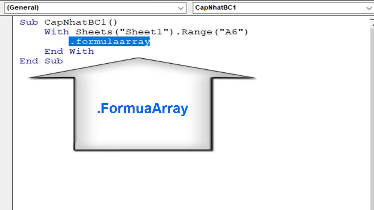 Viết Macro tạo nút Button trên sheet để cập nhật hàm BS_SQL() | Tạo macro