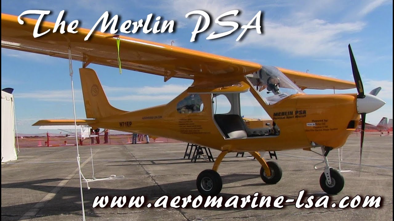 Merlin PSA, одноместный экспериментальный спортивный самолет от Aeromarine LSA.