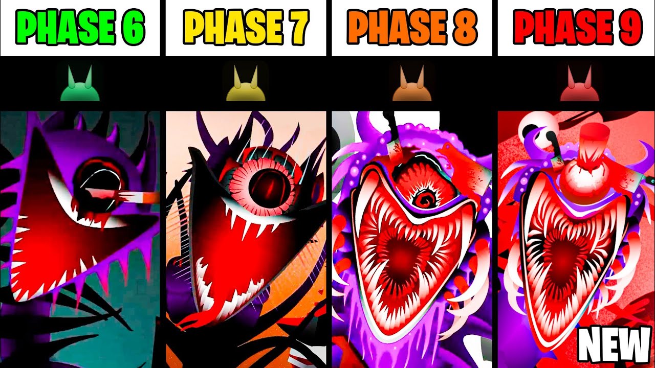 Incredibox Sprunki Phase 7 VS Phase 8 VS Phase 9 VS New Phase 10 (новый мод!)