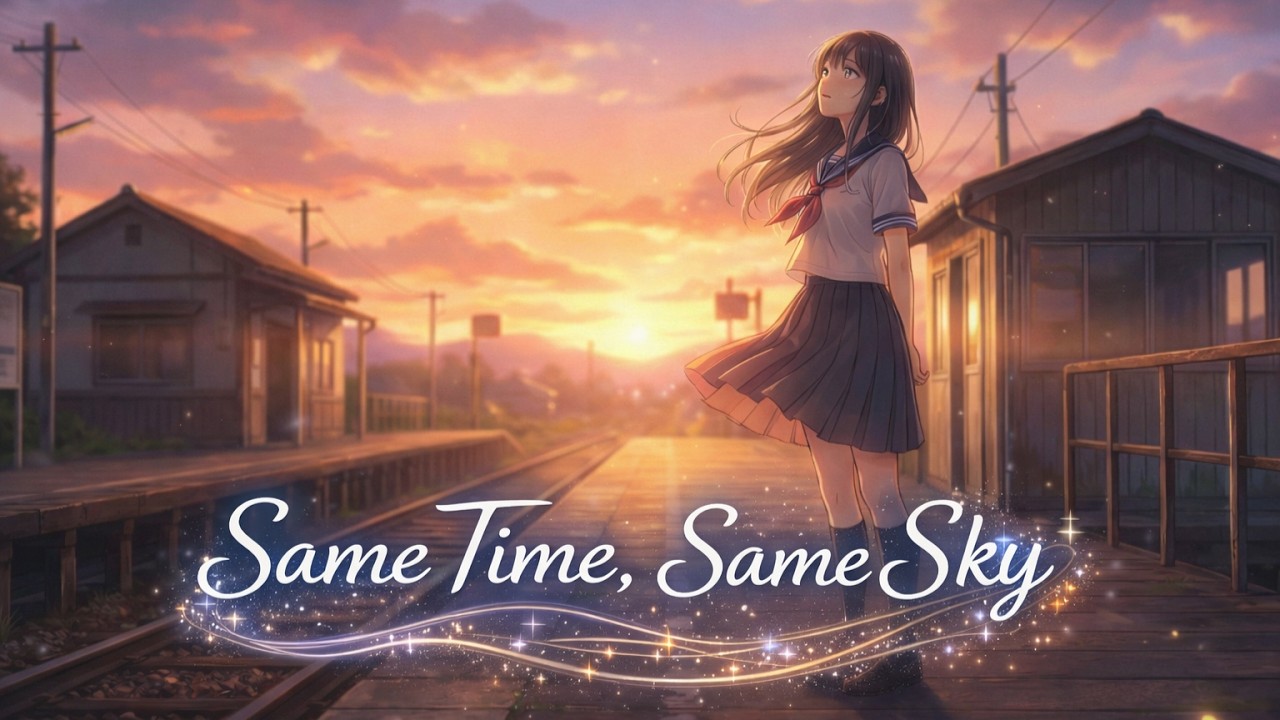 Same Time, Same Sky | Emotinal Anime Ending Song | Original Emotional J-Pop