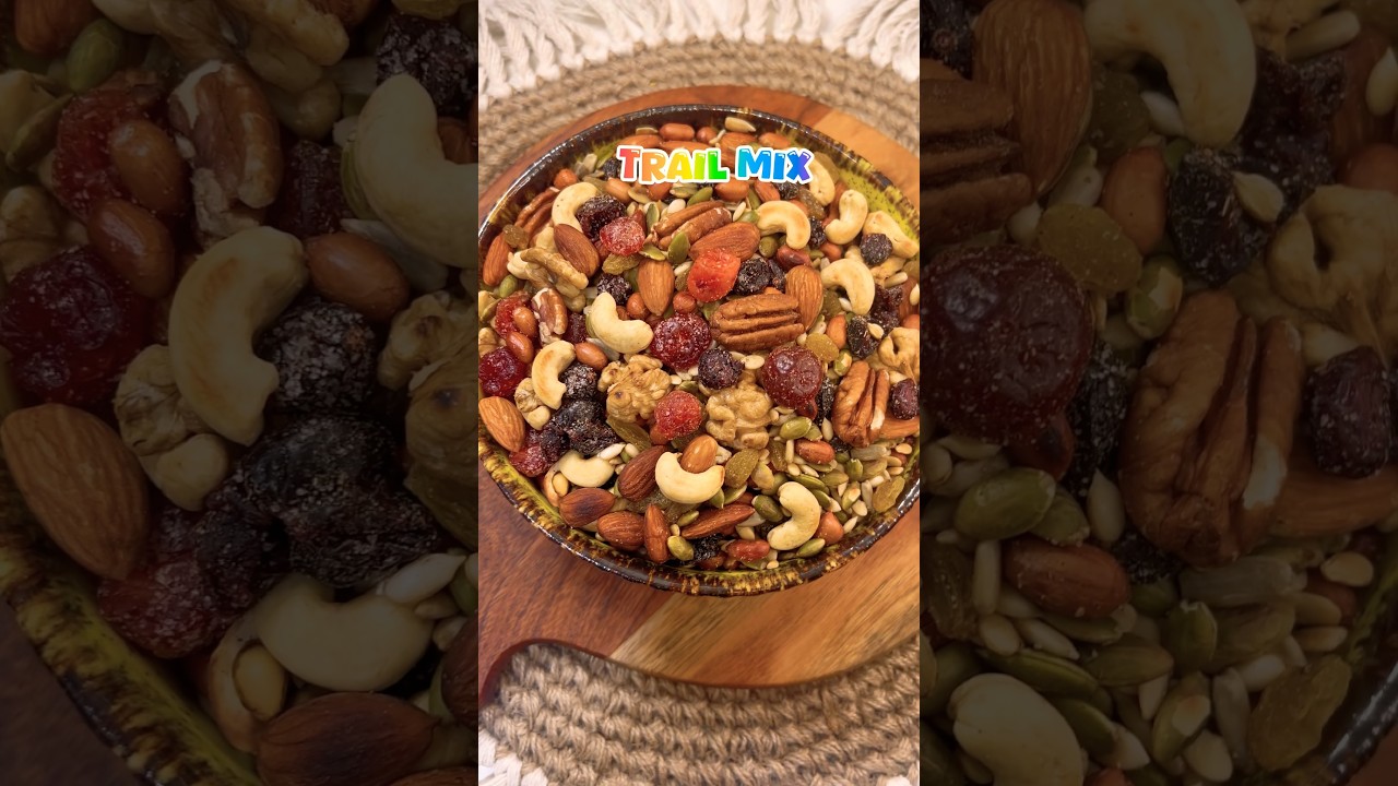 Trail mix! #shorts #ytshorts #youtubeshorts #recipe #youtube #trending #dryfruits #healthy #snack