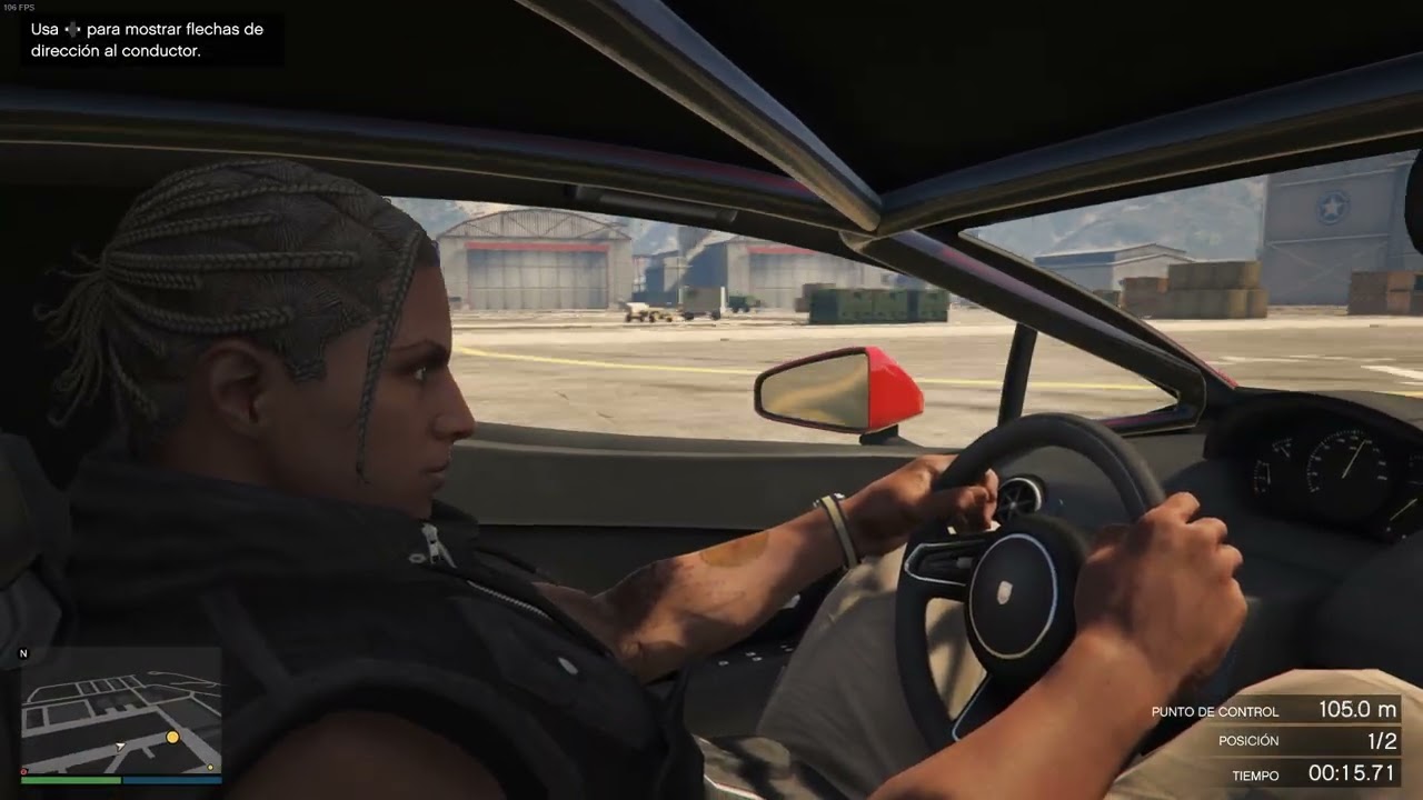 Grand Theft Auto V LOGRO desde el asiento de atrás