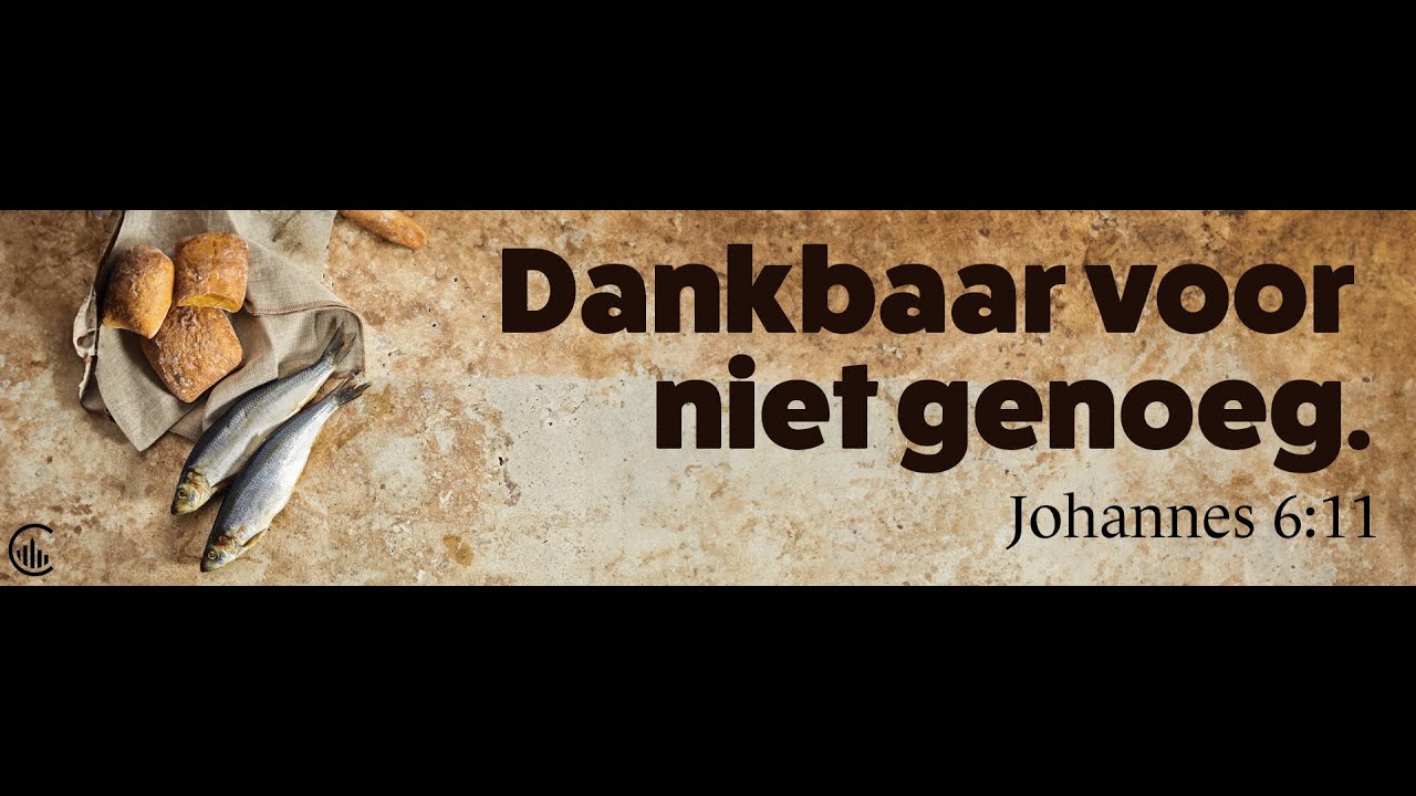 Dankbaar voor niet genoeg