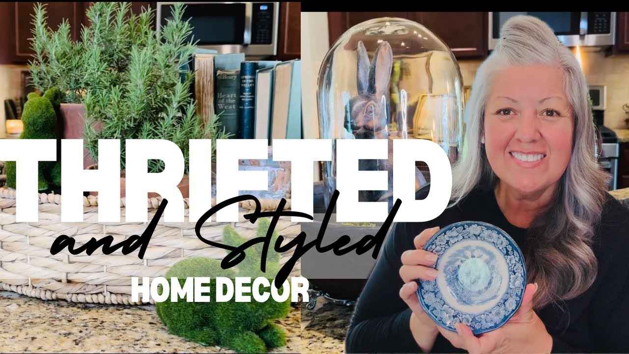 WHAT I THRIFTED & HOW I STYLED IT - THRIFT AND HOBBY LOBBY HAUL PLUS STYLING - Vintage Home Decor