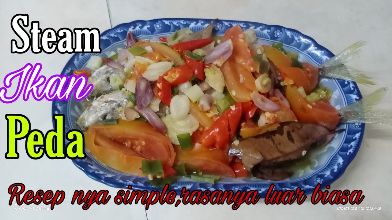 Resep steam ikan peda