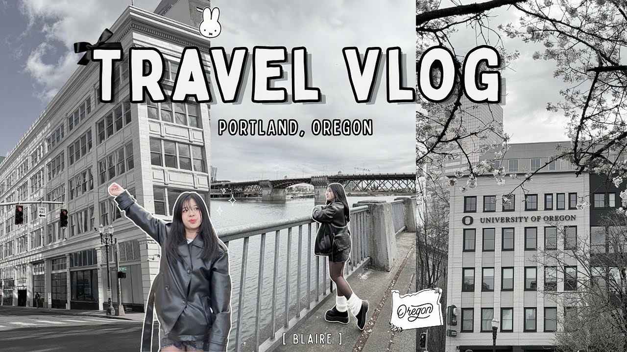 Travel Vlog: Portland, OR 🤍  Roaming around & Cozy City Adventures !  📓🖇️