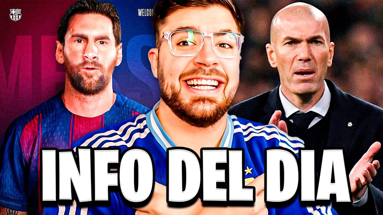 LA COBRA REACCIONA A INFO DEL DIA: BARCELONA QUIERE A MESSI Y ZIDANE NUEVO DT DE FRANCIA