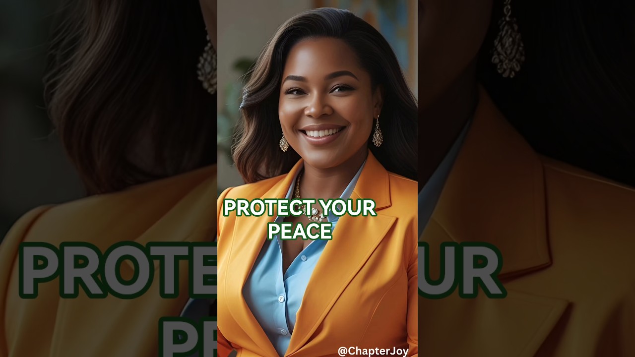 PROTECT YOUR PEACE.