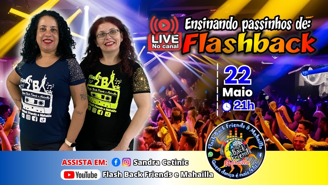 LIVE AULA PASSINHOS DE FLASH BACK - APRENDA EM CASA (22-05-2025)