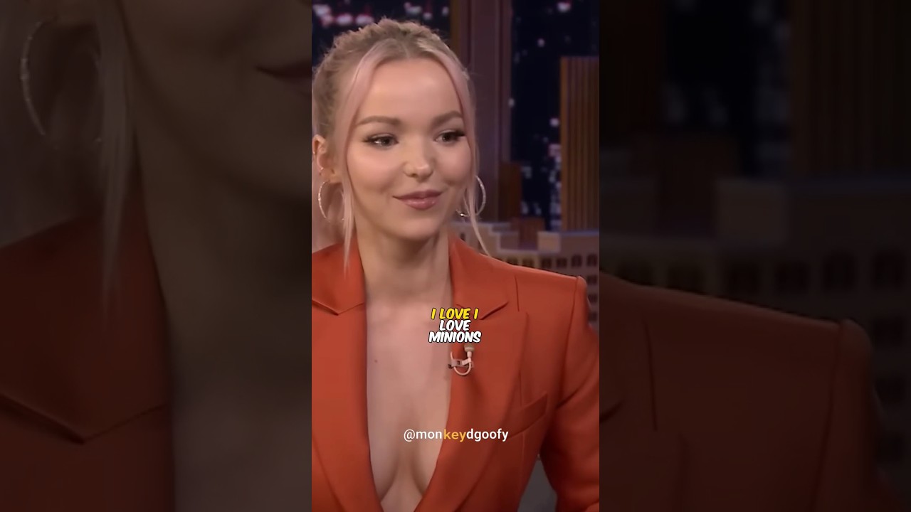 Dove Cameron's hidden talent is minions voice💀#jimmyfallon #dovecameron